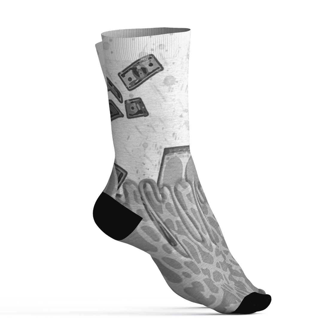 Craft Ivory 3s Socks Match BER Dollar 3D All-Over Print - NastyJamz