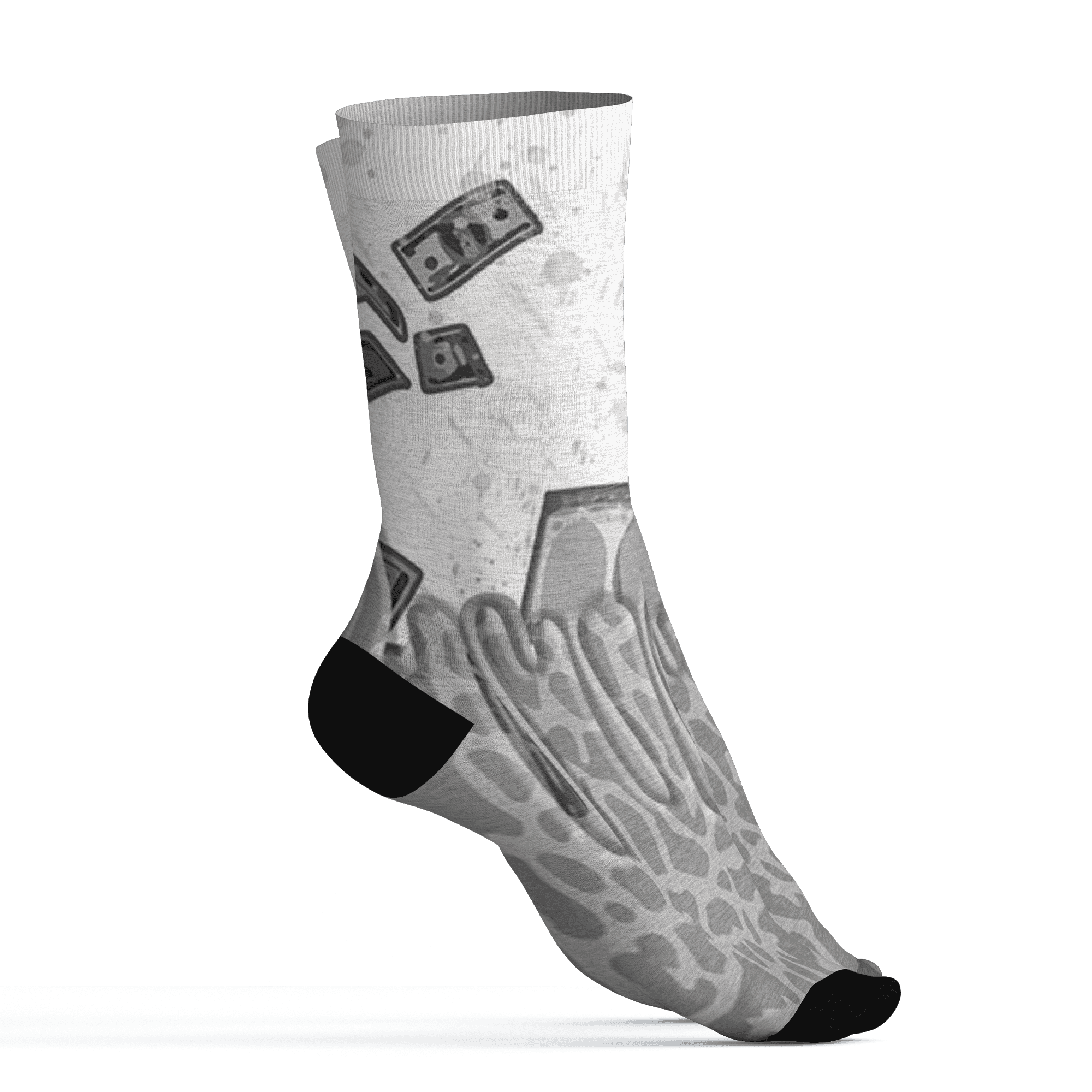 Craft Ivory 3s Socks Match BER Dollar 3D All-Over Print - NastyJamz