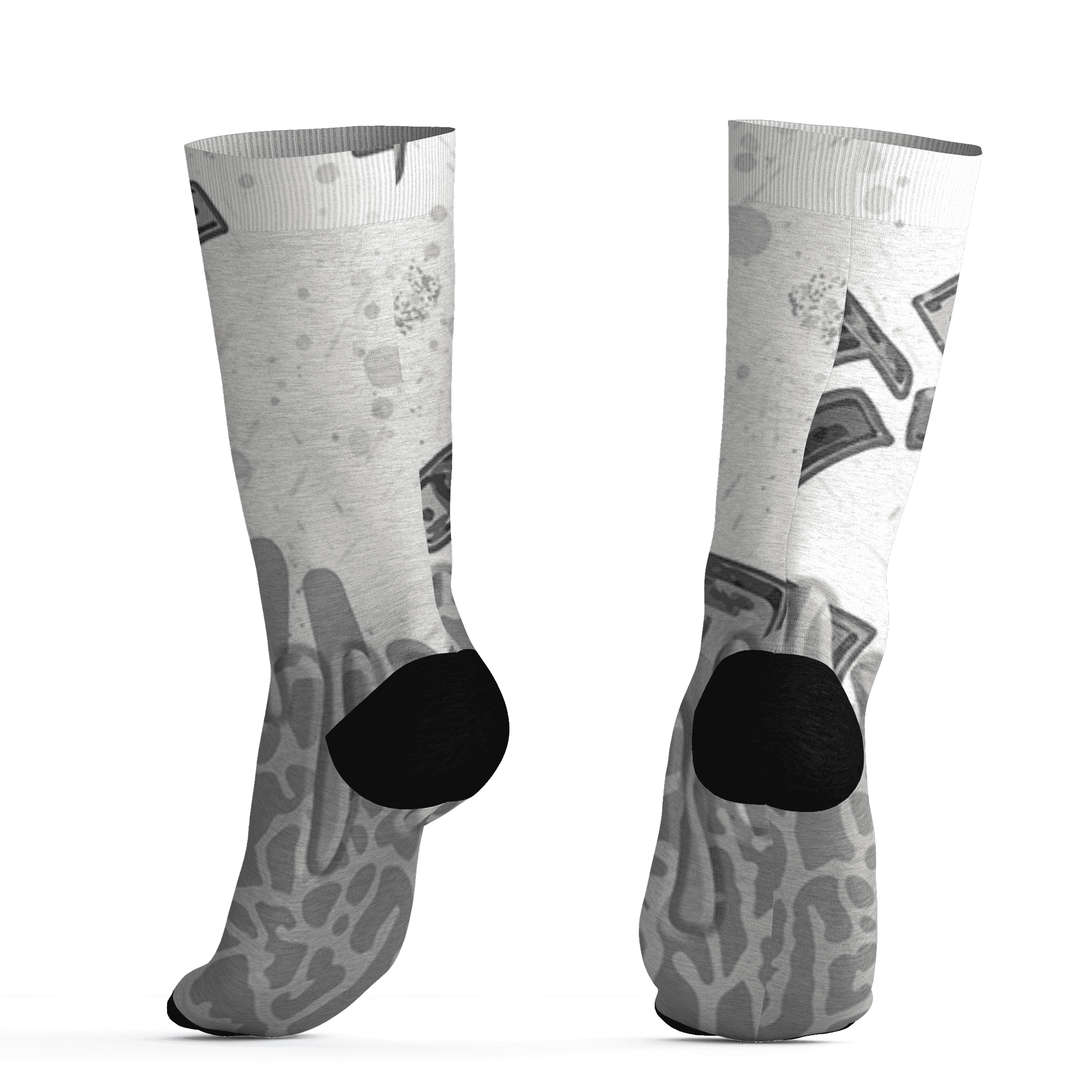 Craft Ivory 3s Socks Match BER Dollar 3D All-Over Print - NastyJamz