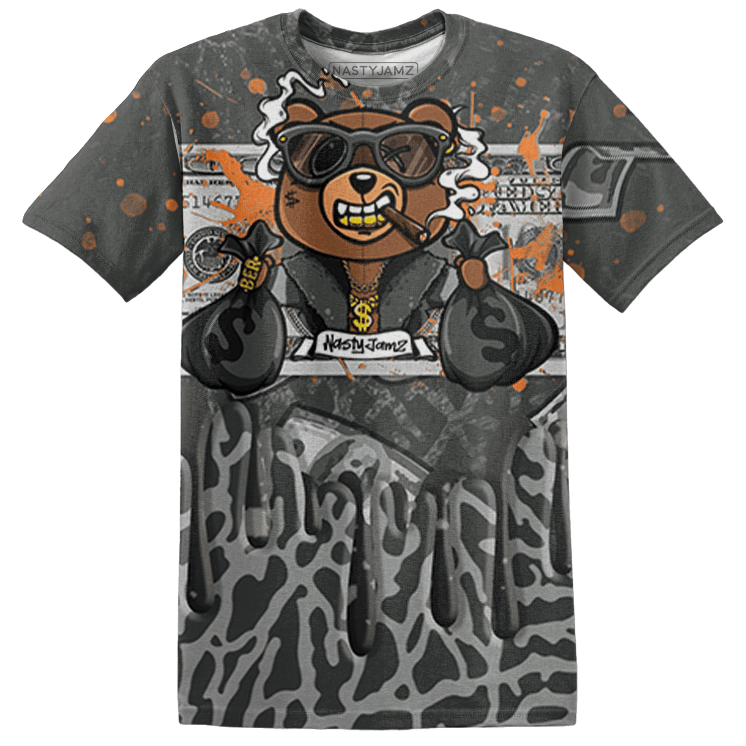 Fear Pack 3s T Shirt Match BER Dollar 3D All-Over Print - NastyJamz