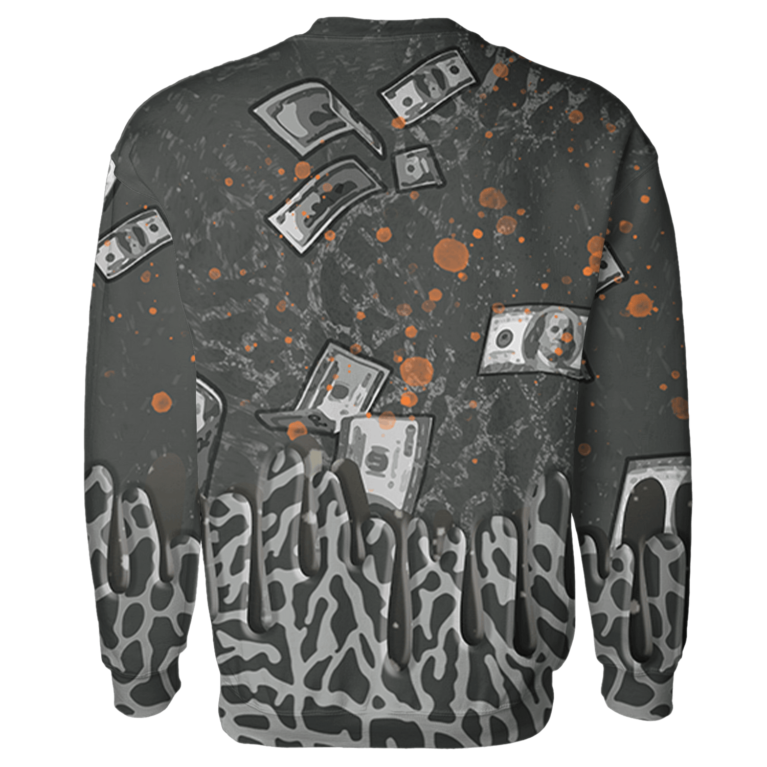 Fear Pack 3s Sweatshirt Match BER Dollar 3D All-Over Print - NastyJamz