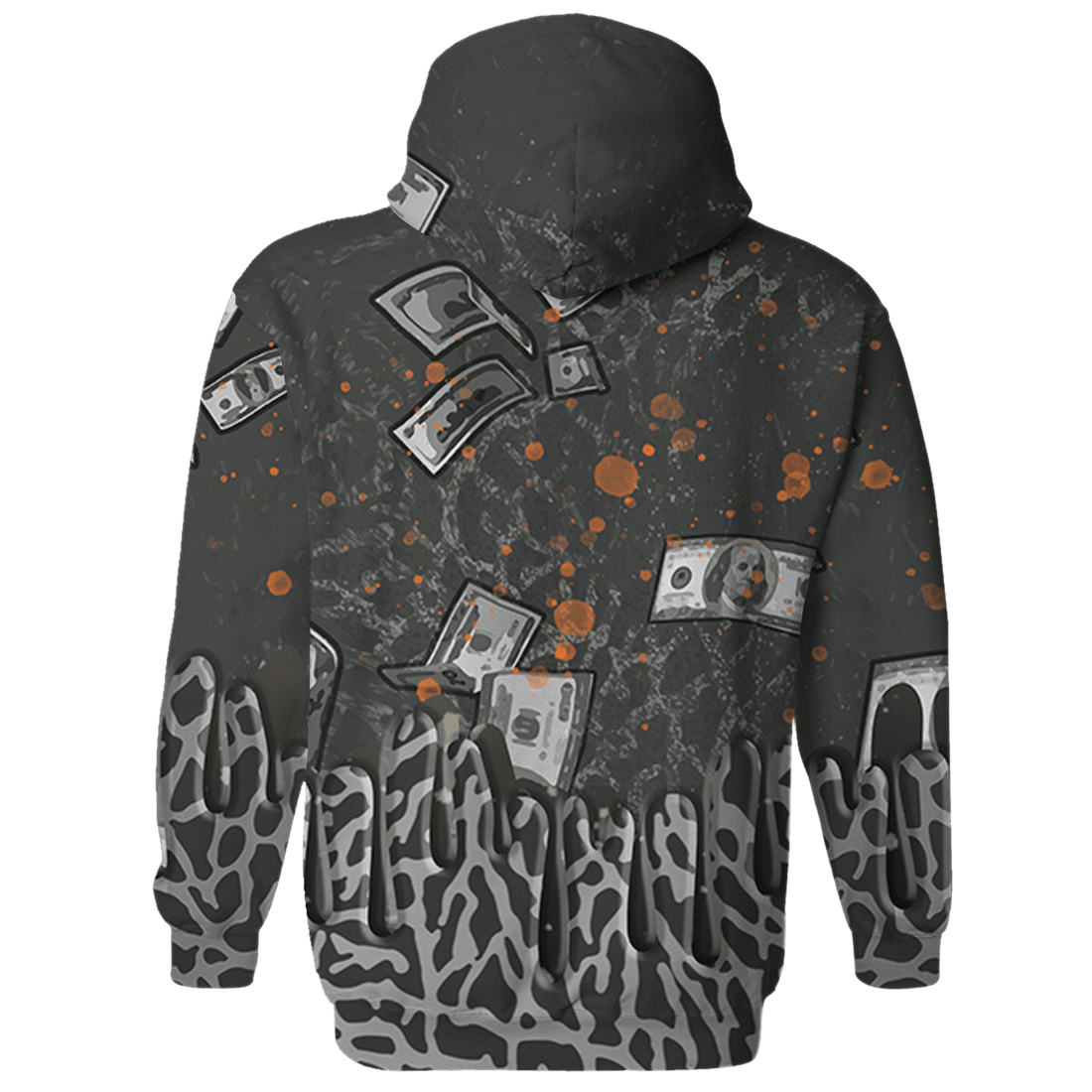Fear Pack 3s Hoodie Match BER Dollar 3D All-Over Print - NastyJamz