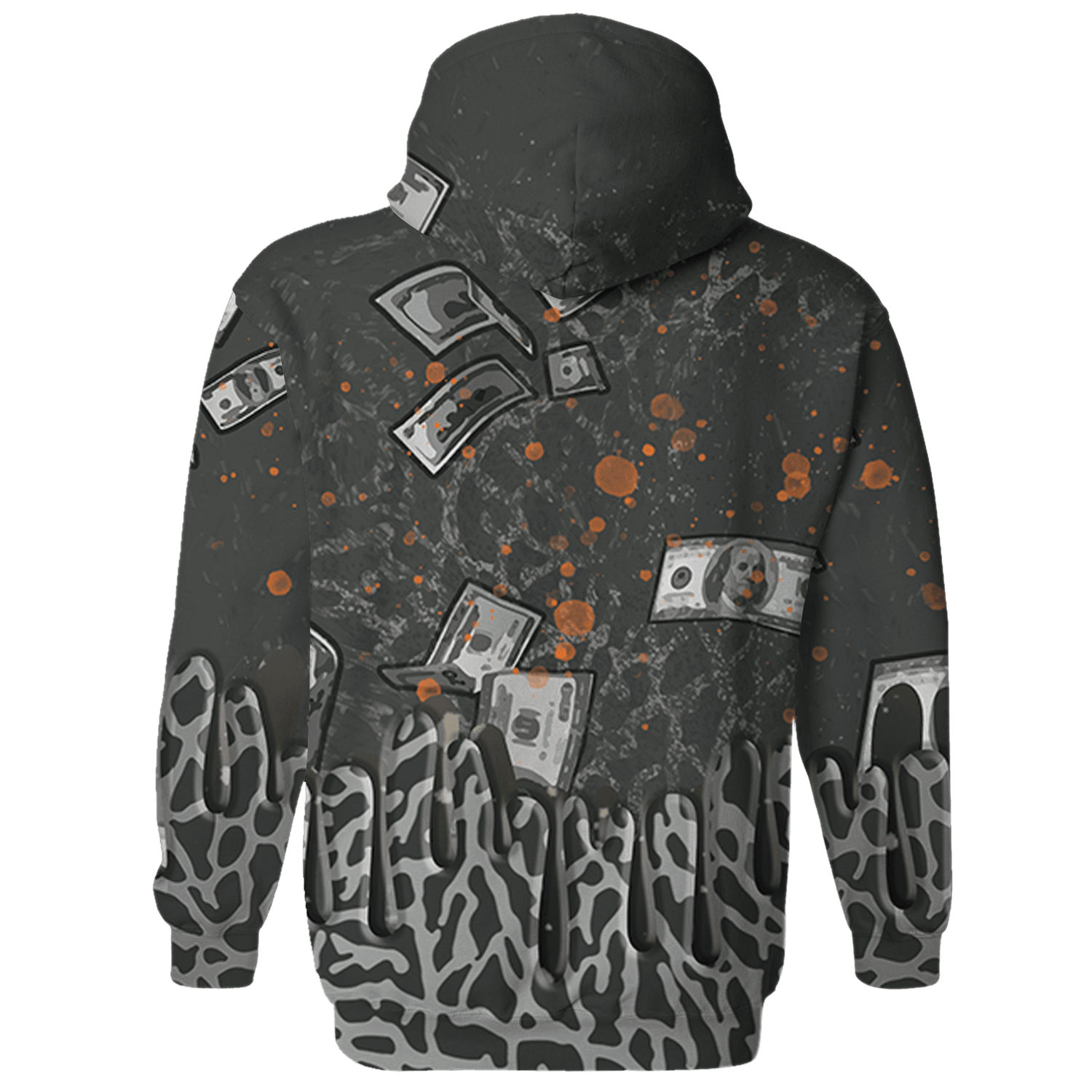 Fear Pack 3s Hoodie Match BER Dollar 3D All-Over Print - NastyJamz