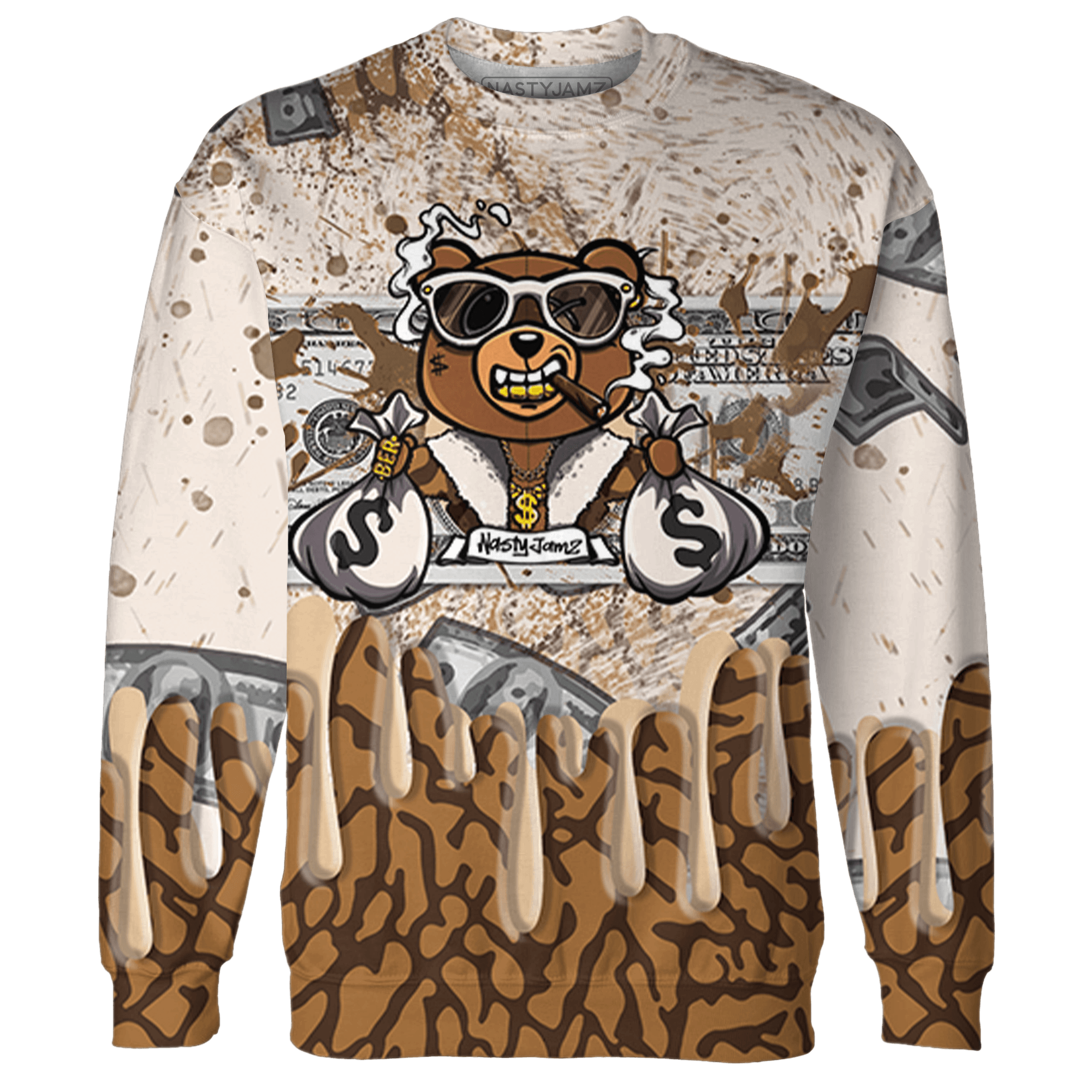 Palomino 3s Sweatshirt Match BER Dollar 3D All-Over Print - NastyJamz