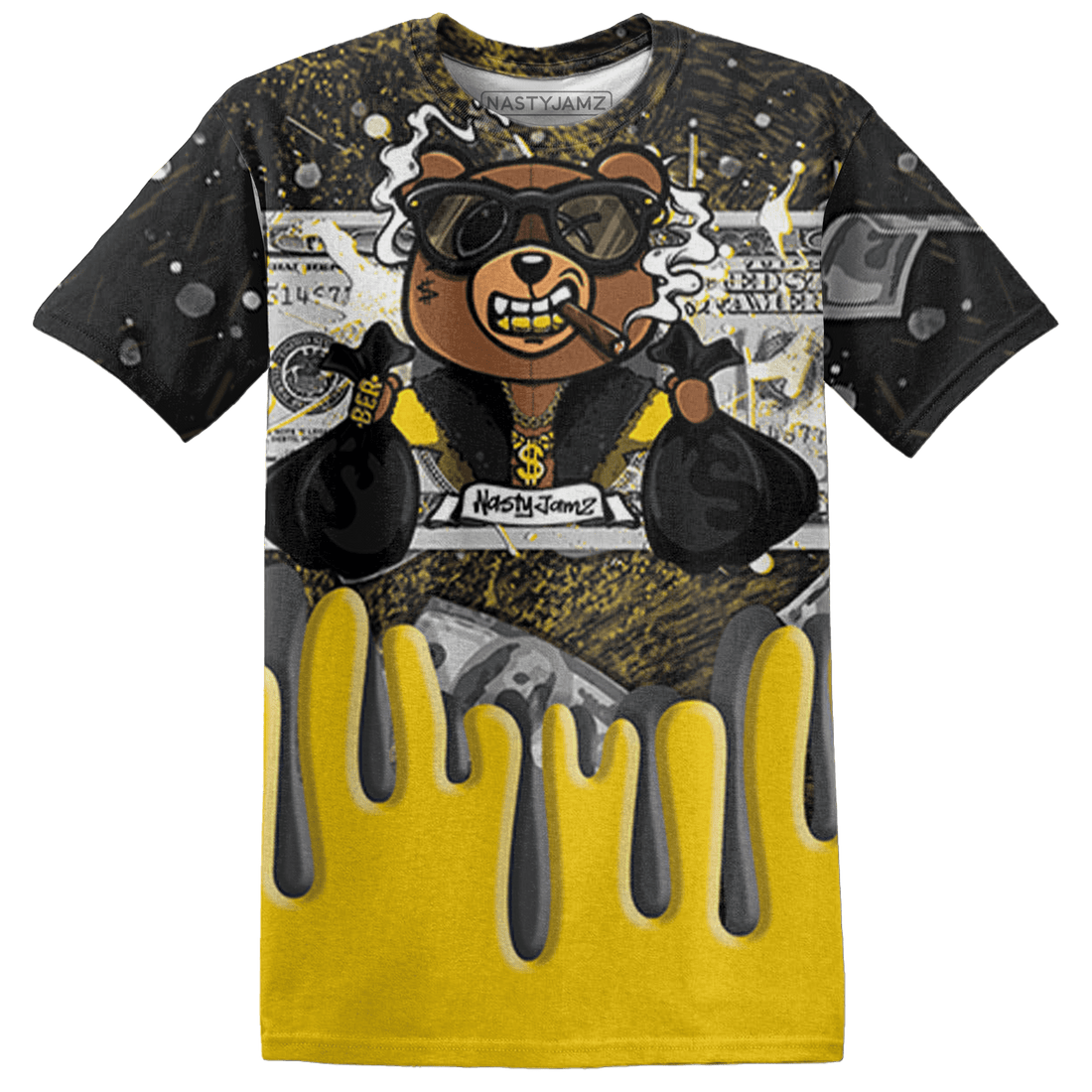 Thunder 4s T Shirt Match BER Dollar 3D All-Over Print - NastyJamz