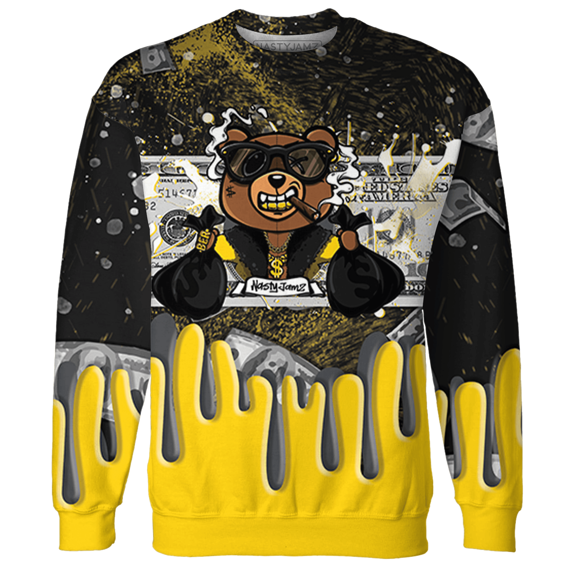 Thunder 4s Sweatshirt Match BER Dollar 3D All-Over Print - NastyJamz