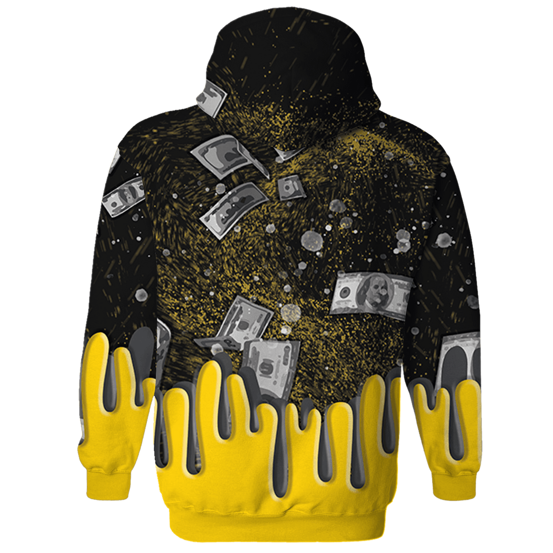 Thunder 4s Hoodie Match BER Dollar 3D All-Over Print - NastyJamz