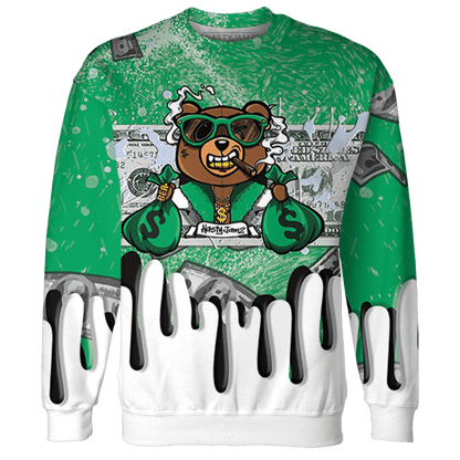 Lucky Green 5s Sweatshirt Match BER Dollar 3D All-Over Print - NastyJamz