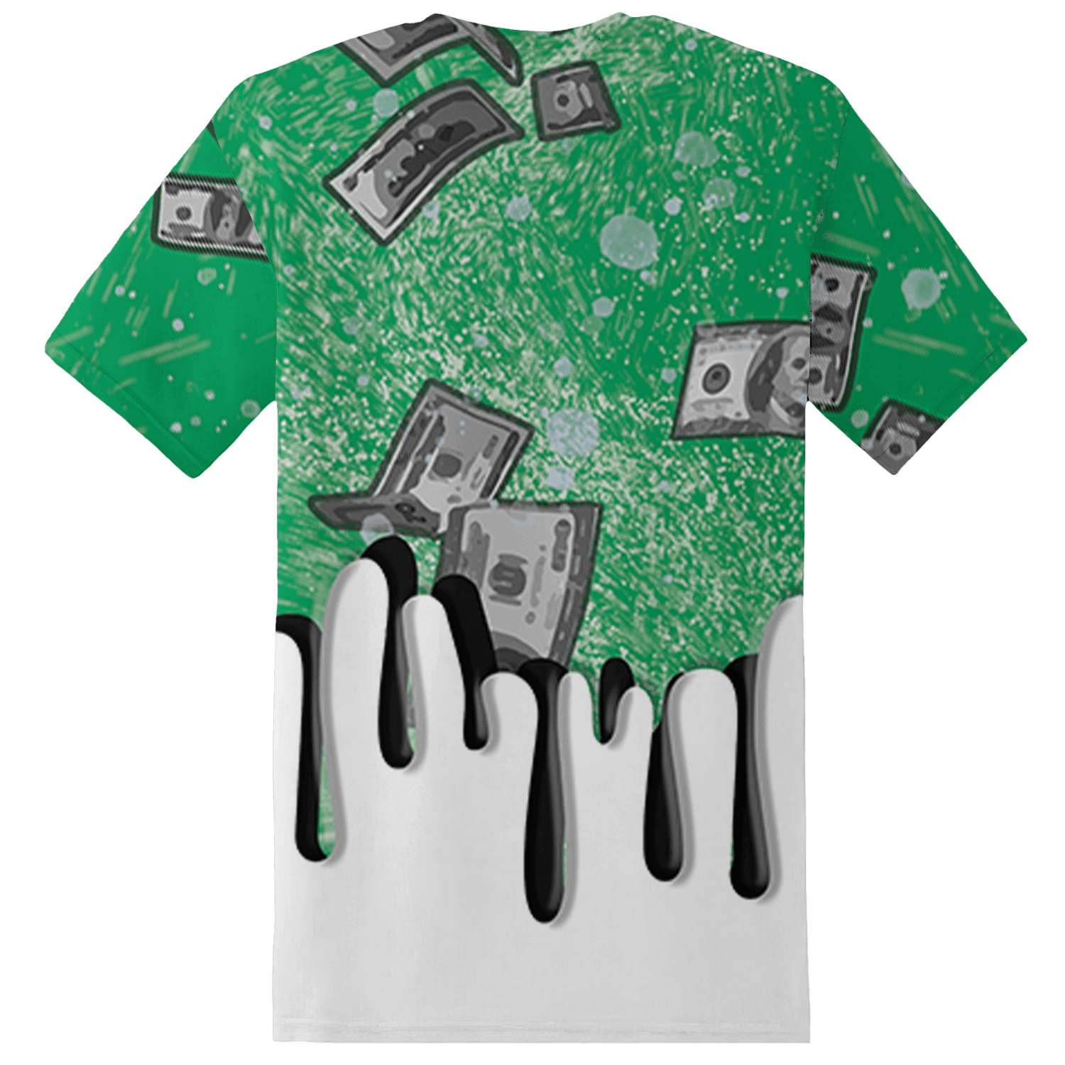 Lucky Green 5s T Shirt Match BER Dollar 3D All-Over Print - NastyJamz