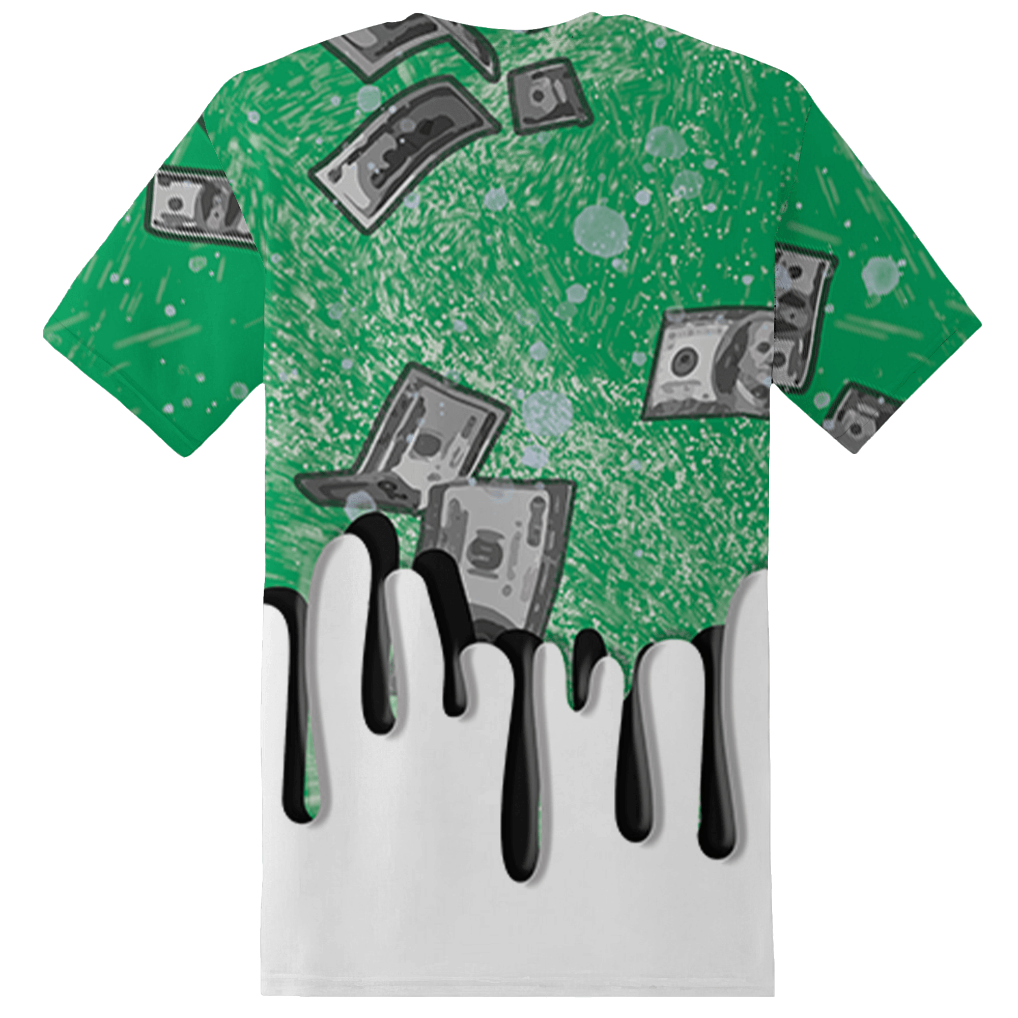 Lucky Green 5s T Shirt Match BER Dollar 3D All-Over Print - NastyJamz