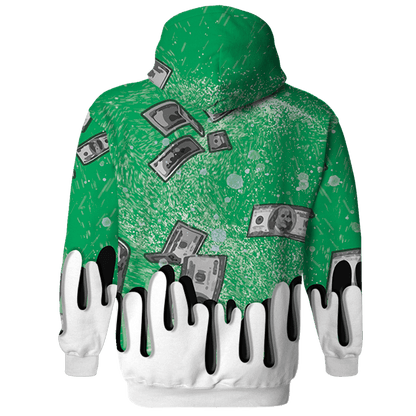 Lucky Green 5s Hoodie Match BER Dollar 3D All-Over Print - NastyJamz