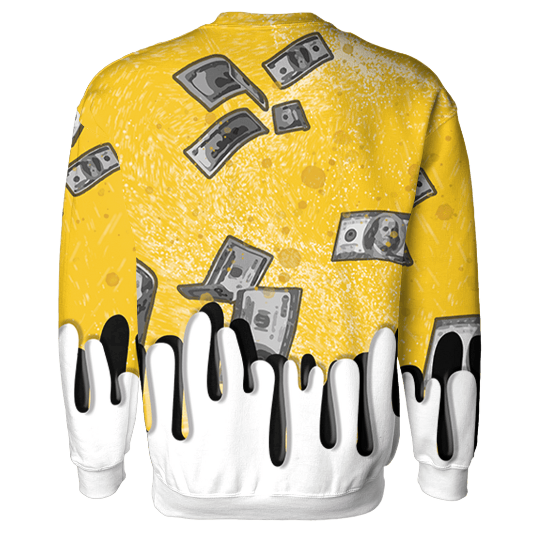 Yellow Ochre 6s Sweatshirt Match BER Dollar 3D All-Over Print - NastyJamz