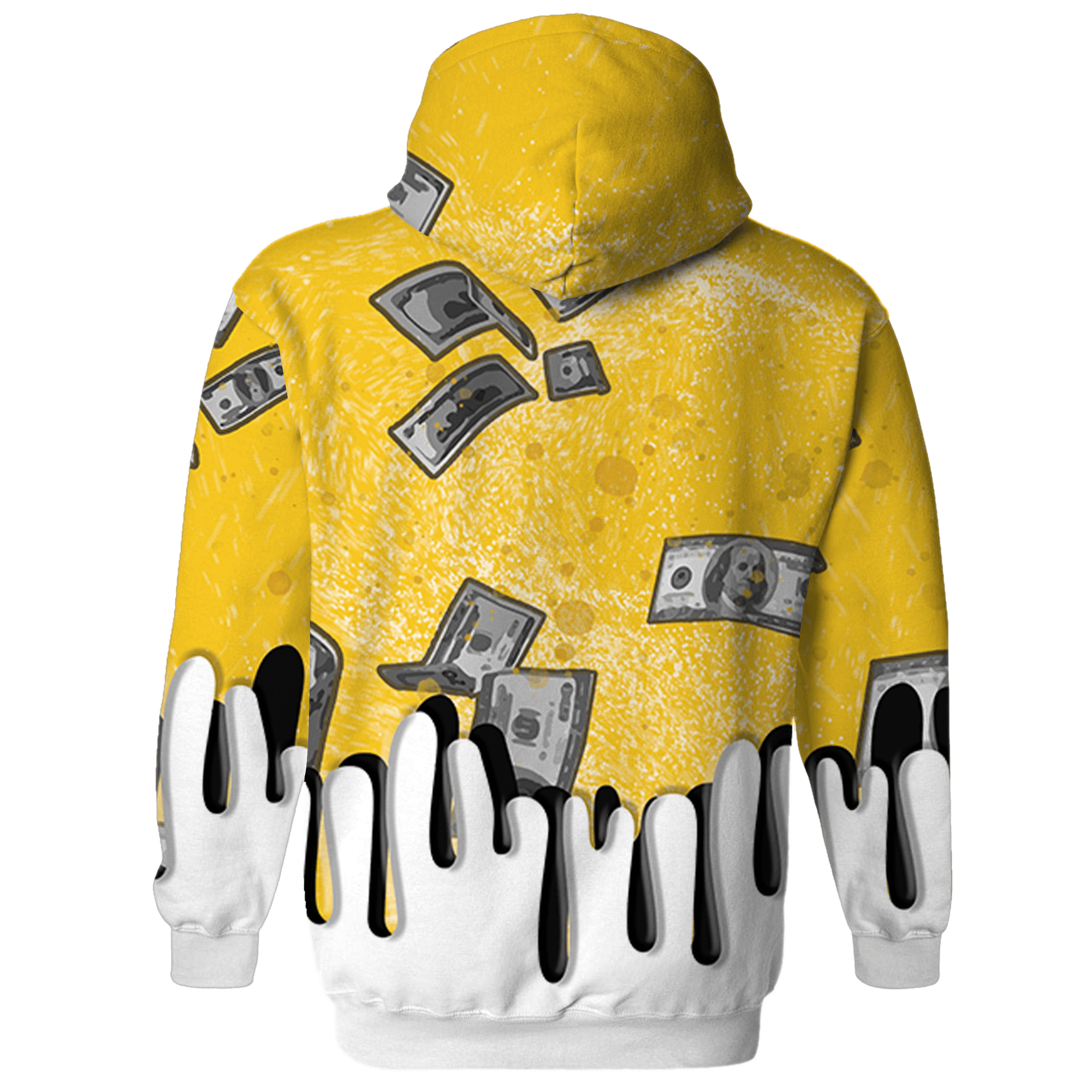 Yellow Ochre 6s Hoodie Match BER Dollar 3D All-Over Print - NastyJamz