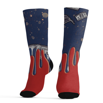 VaporMax-Air-Plus-Midnight-Navy-Gold-Black-Socks-Match-BER-Dollar-3D