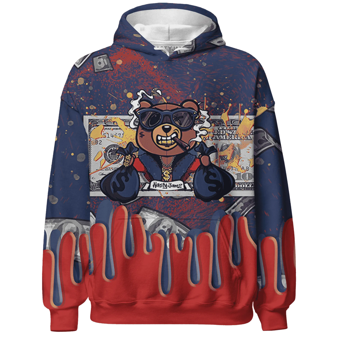 VaporMax-Air-Plus-Midnight-Navy-Gold-Black-Hoodie-Match-BER-Dollar-3D