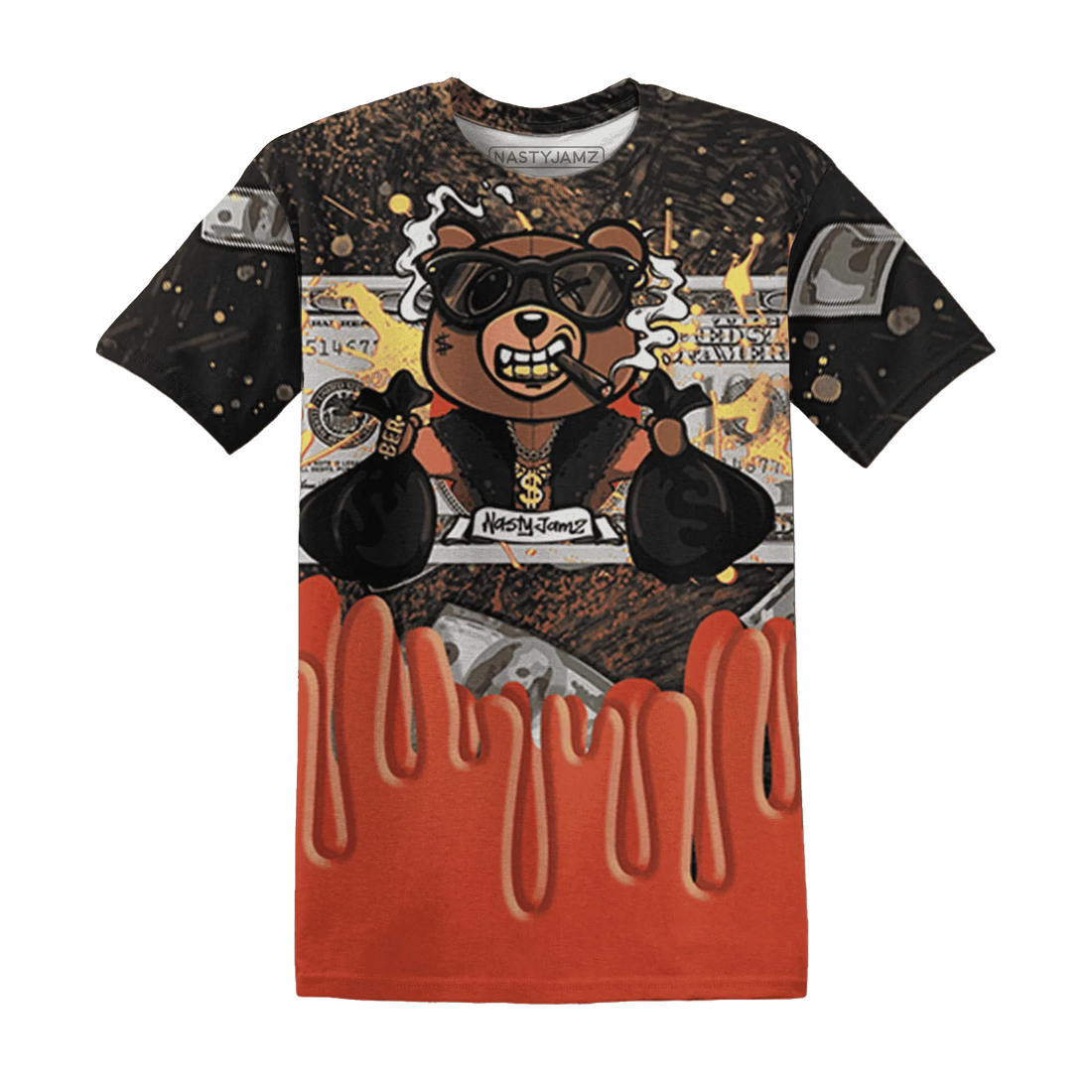 VaporMax-Crimson-Total-Orange-Plus-T-Shirt-Match-BER-Dollar-3D
