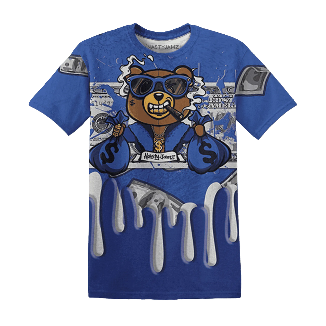 VaporMax-Game-Royal-Blue-T-Shirt-Match-BER-Dollar-3D