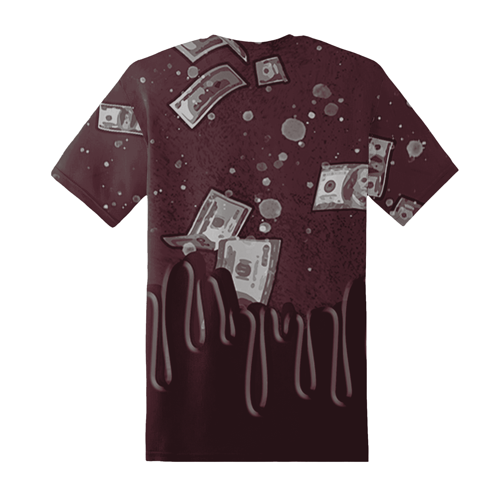 VaporMax-Night-Maron-Burgundy-T-Shirt-Match-BER-Dollar-3D