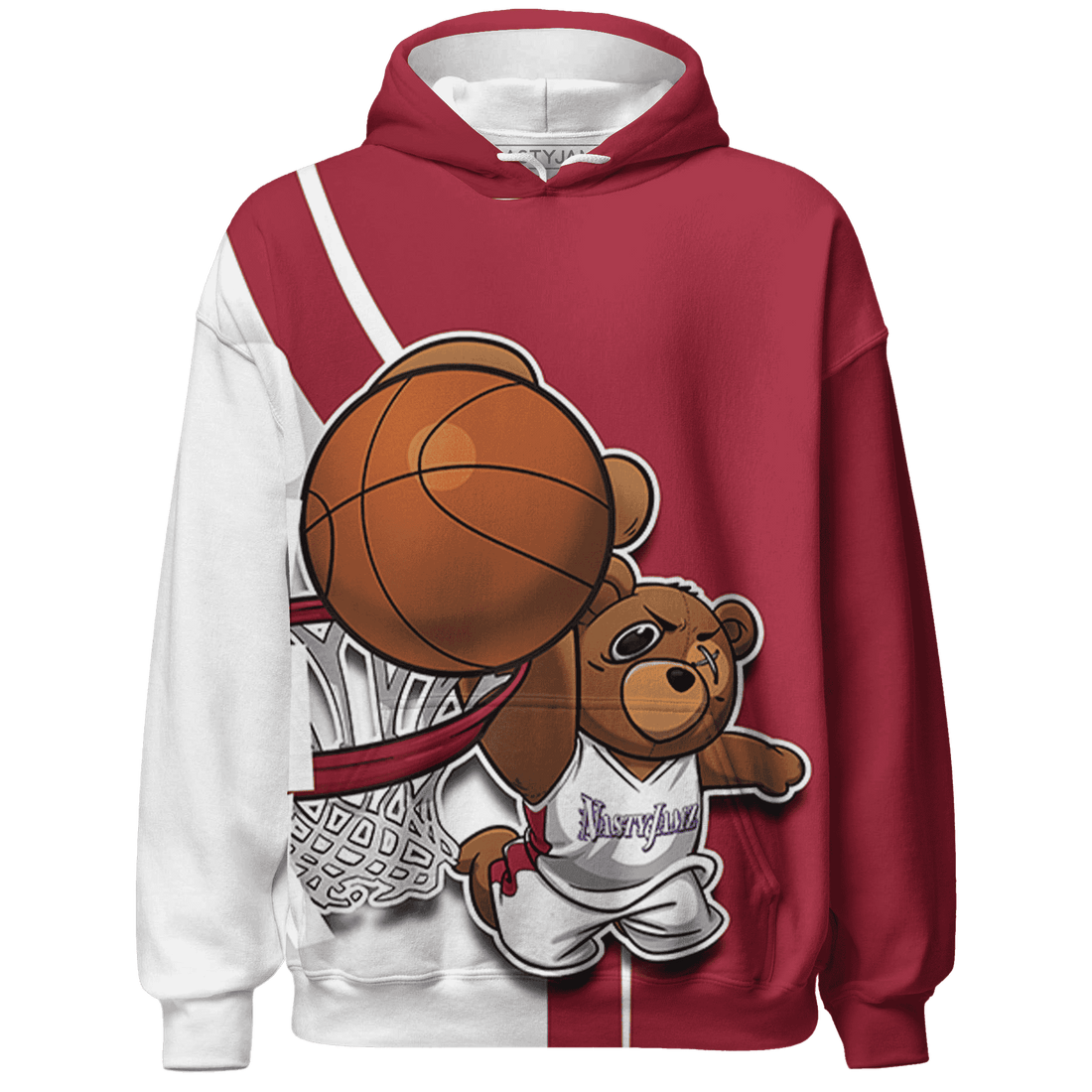 High 85 Metallic Burgundy 1s Hoodie Match BER Dunk - NastyJamz