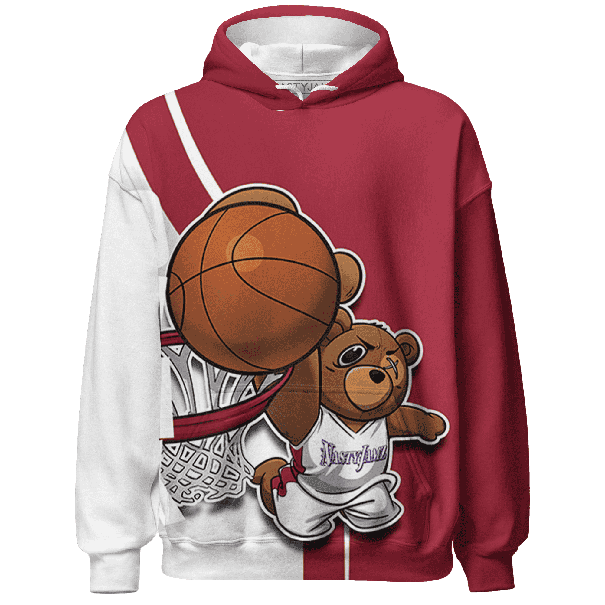 High 85 Metallic Burgundy 1s Hoodie Match BER Dunk - NastyJamz