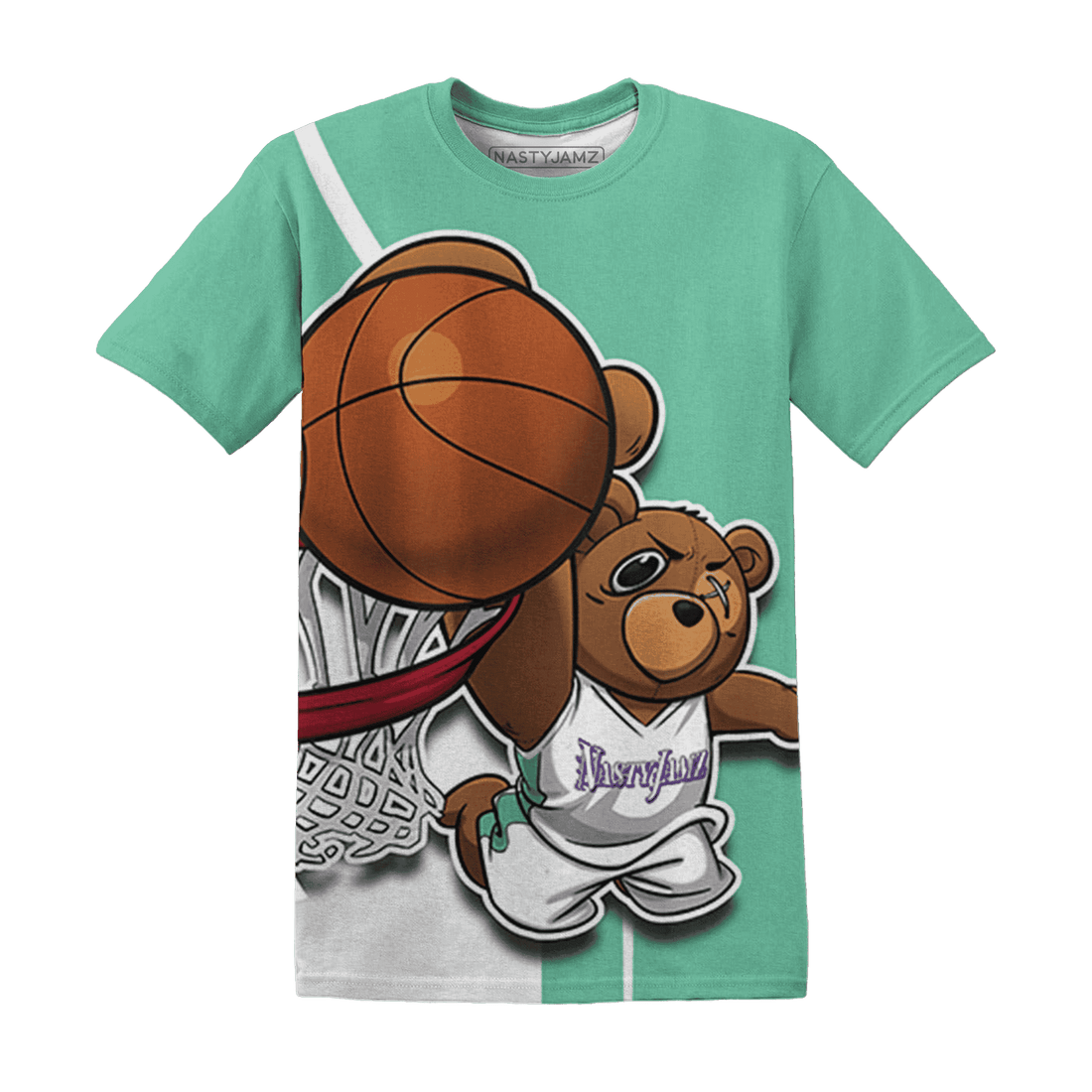 High OG Green Glow 1s T Shirt Match BER Dunk - NastyJamz