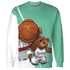 High OG Green Glow 1s Sweatshirt Match BER Dunk - NastyJamz