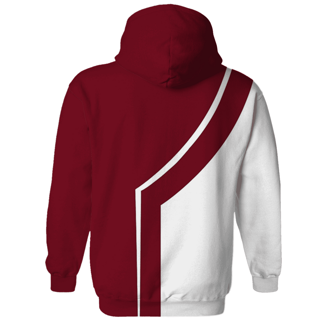 High White Team Red 1s Hoodie Match BER Dunk - NastyJamz