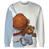 Mid Diffused Blue Grey 1s Sweatshirt Match BER Dunk - NastyJamz
