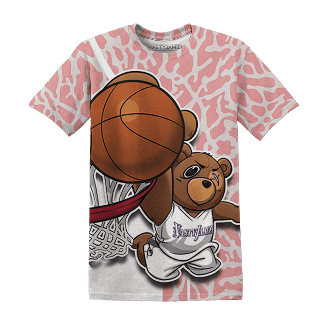 Red Stardust 3s T Shirt Match BER Dunk - NastyJamz