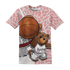 Red Stardust 3s T Shirt Match BER Dunk - NastyJamz