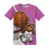 GS Hyper Violet 4s T Shirt Match BER Dunk - NastyJamz