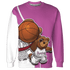 GS Hyper Violet 4s Sweatshirt Match BER Dunk - NastyJamz