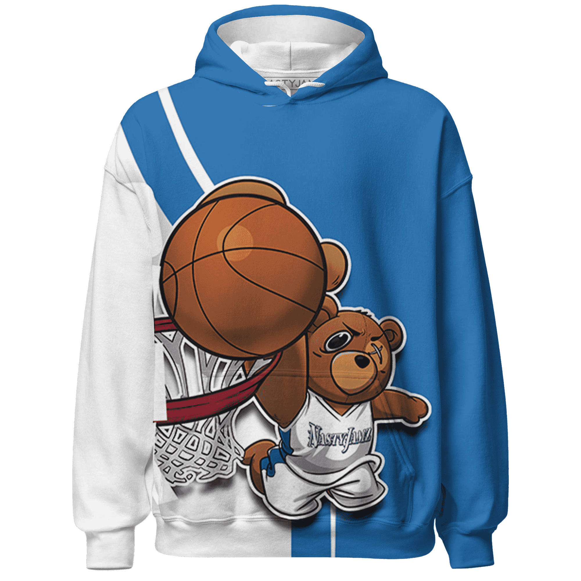 Industrial Blue 4s Hoodie Match BER Dunk - NastyJamz