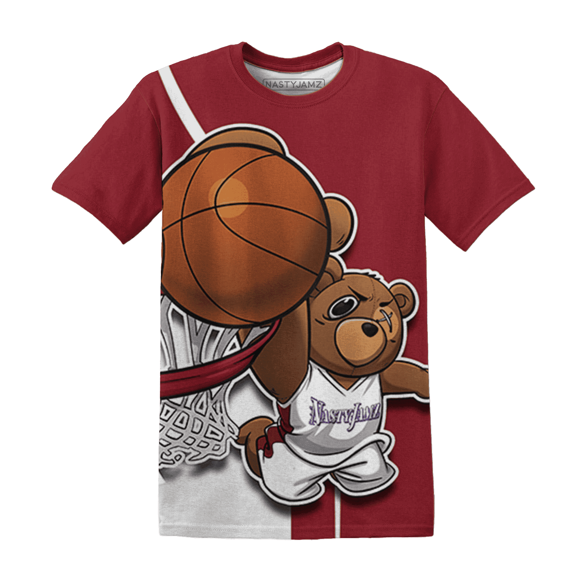 Cherry 12s T Shirt Match BER Dunk - NastyJamz