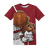 Cherry 12s T Shirt Match BER Dunk - NastyJamz