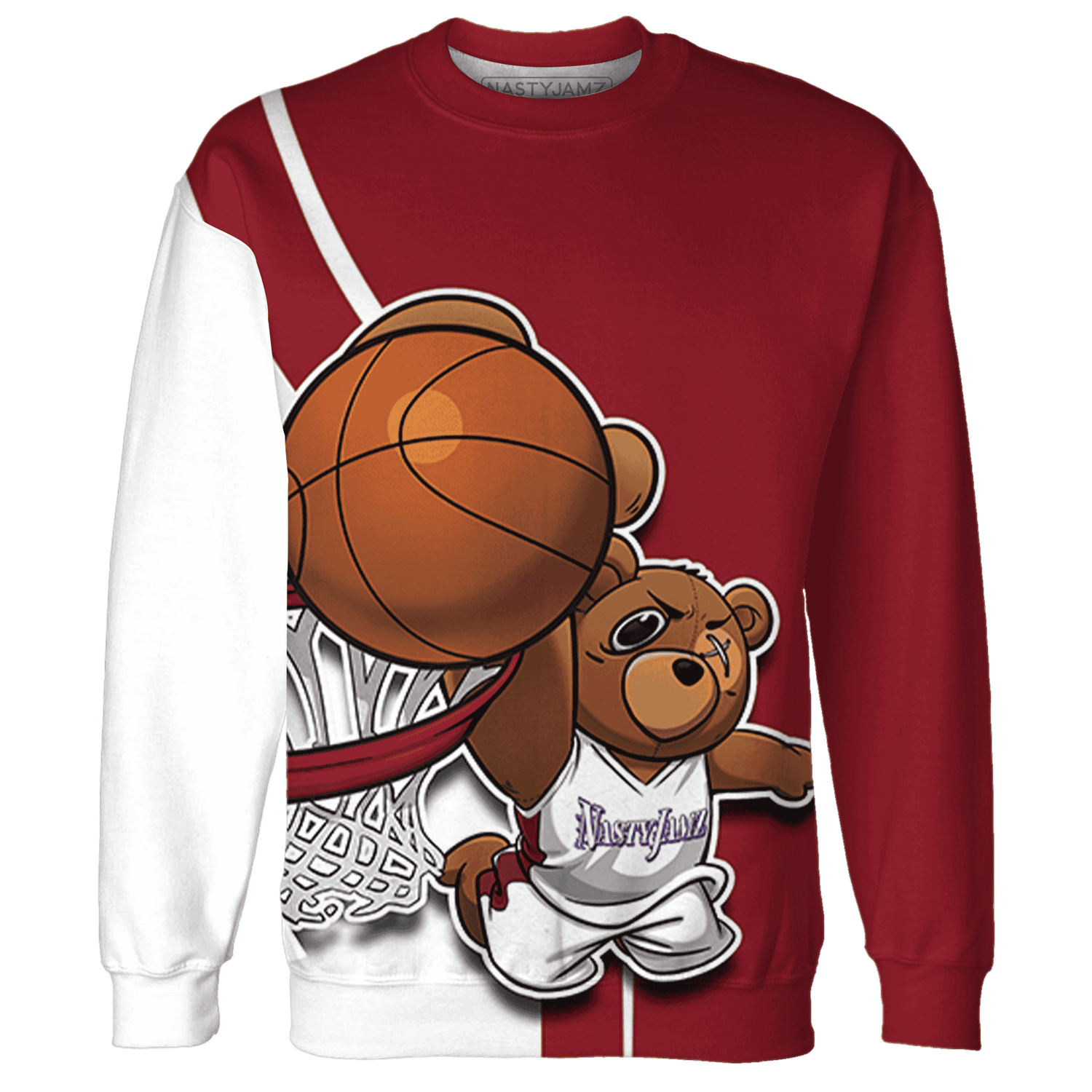 Cherry 12s Sweatshirt Match BER Dunk - NastyJamz