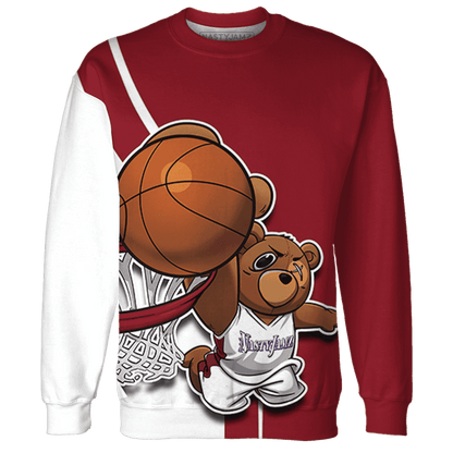 Cherry 12s Sweatshirt Match BER Dunk - NastyJamz