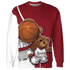 Cherry 12s Sweatshirt Match BER Dunk - NastyJamz