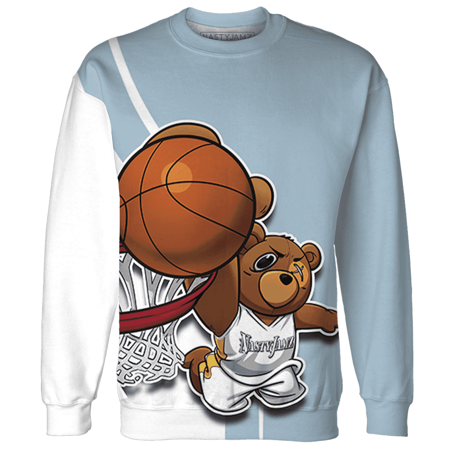 Blue Grey 13s Sweatshirt Match BER Dunk - NastyJamz