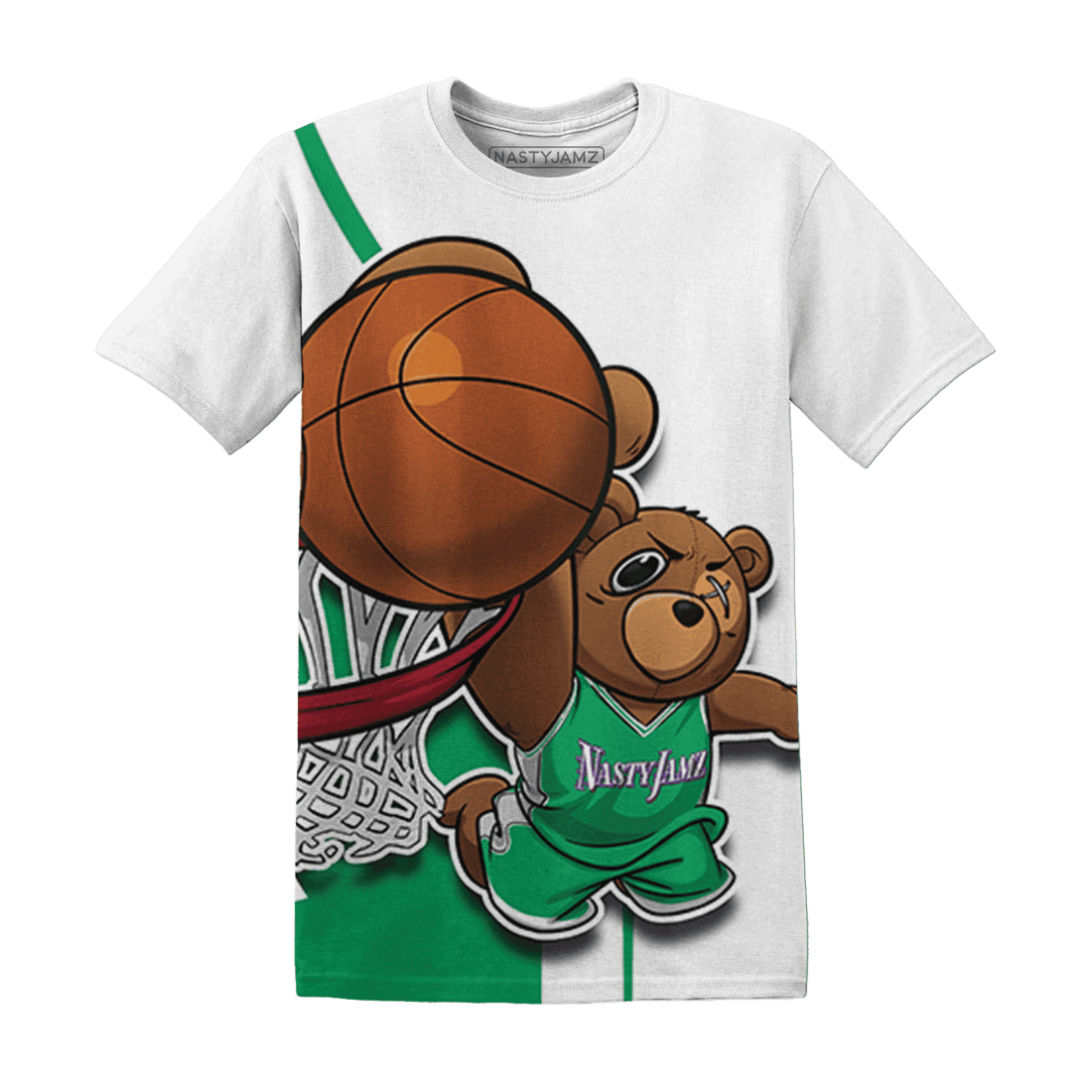 Lucky Green 5s T Shirt Match BER Dunk - NastyJamz