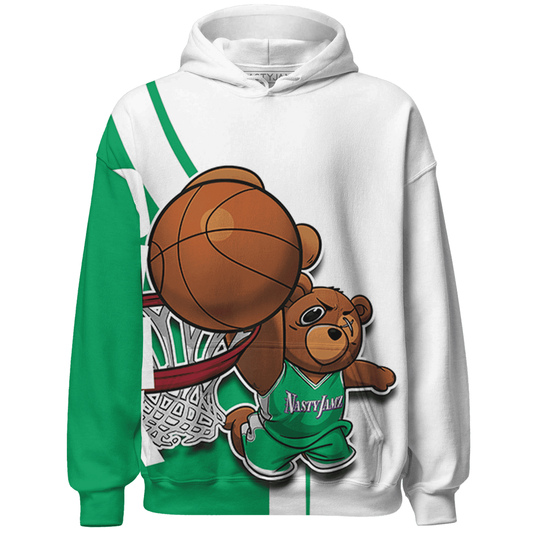 Lucky Green 5s Hoodie Match BER Dunk - NastyJamz