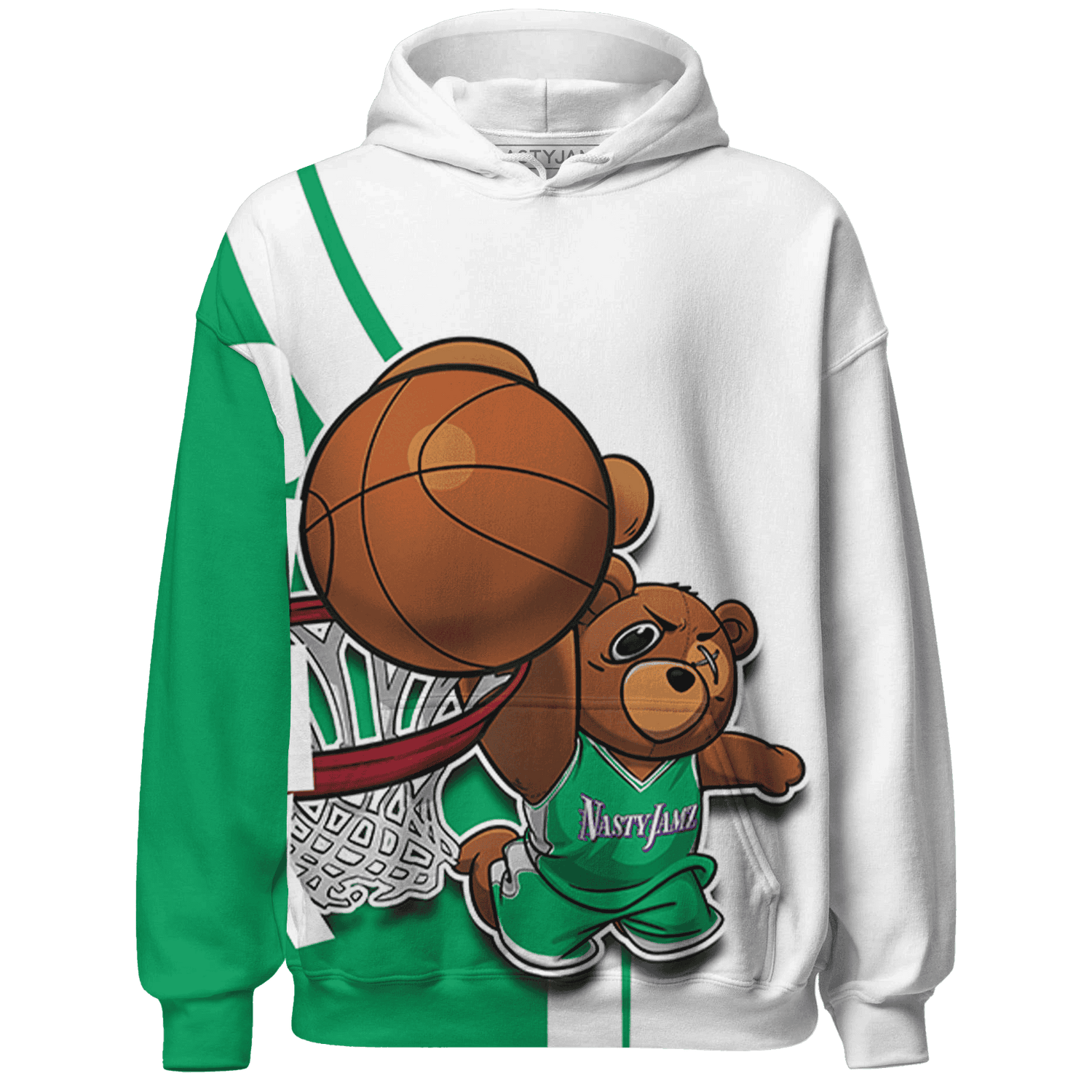 Lucky Green 5s Hoodie Match BER Dunk - NastyJamz