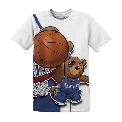 Midnight Navy 5s T Shirt Match BER Dunk - NastyJamz