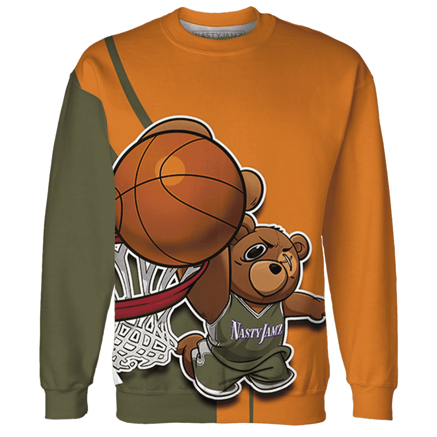 Olive 5s Sweatshirt Match BER Dunk - NastyJamz