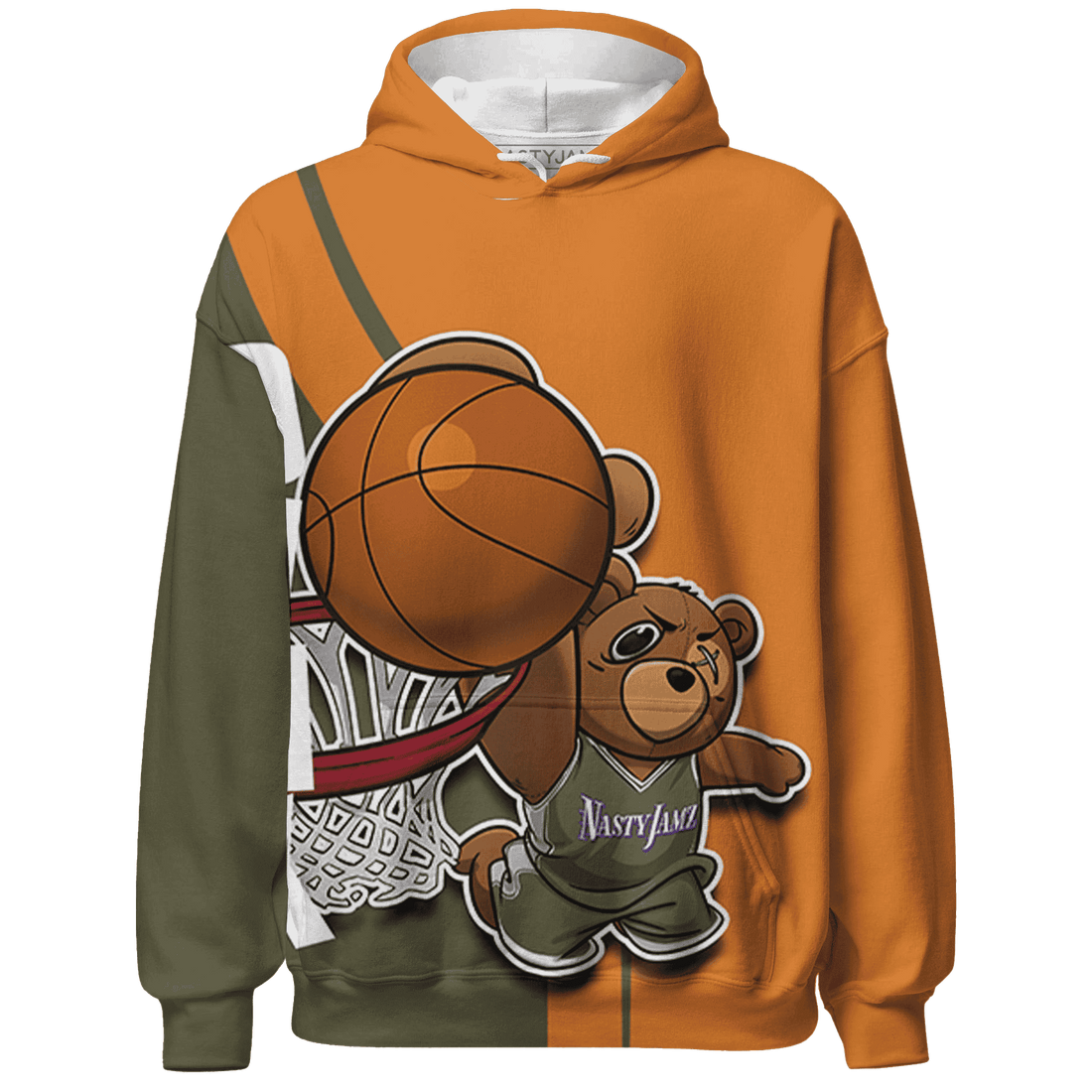 Olive 5s Hoodie Match BER Dunk - NastyJamz