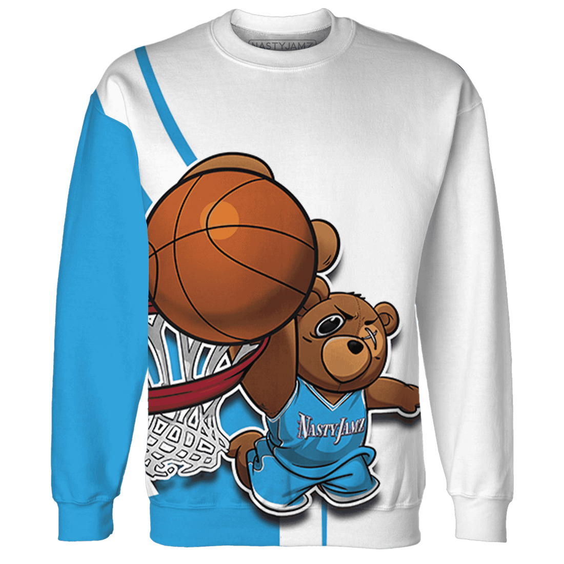 Powder Blue 9s Sweatshirt Match BER Dunk - NastyJamz