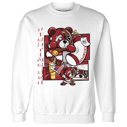 Retro Red Taxi 12s Sweatshirt Match BER Fighting Boxing - NastyJamz