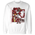 Retro Red Taxi 12s Sweatshirt Match BER Fighting Boxing - NastyJamz