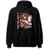 Retro Red Taxi 12s Hoodie Match BER Fighting Boxing - NastyJamz