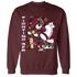 High White Team Red 1s Sweatshirt Match BER Fighting Boxing - NastyJamz